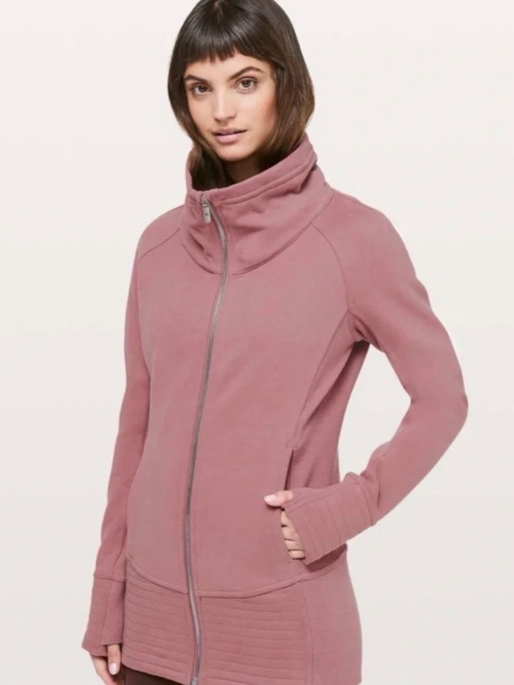 Lululemon women’s radiant jacket size 4 dusty mauve